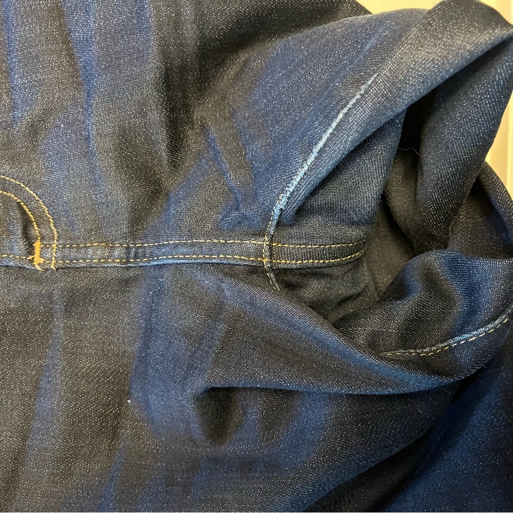 Denim Forum by Aritzia The Lola High Rise Skinny Dark Wash Jeans - Picture 5 of 6